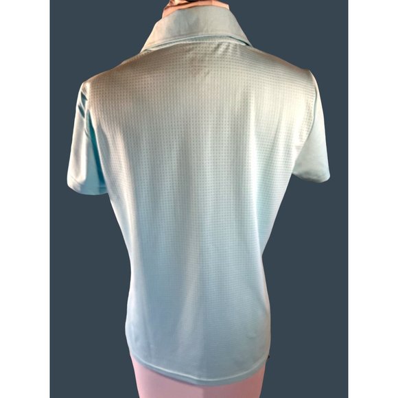Izod XFG Golf 3/4 Zip Turquoise Women Shirt Size Medium - Picture 4 of 8